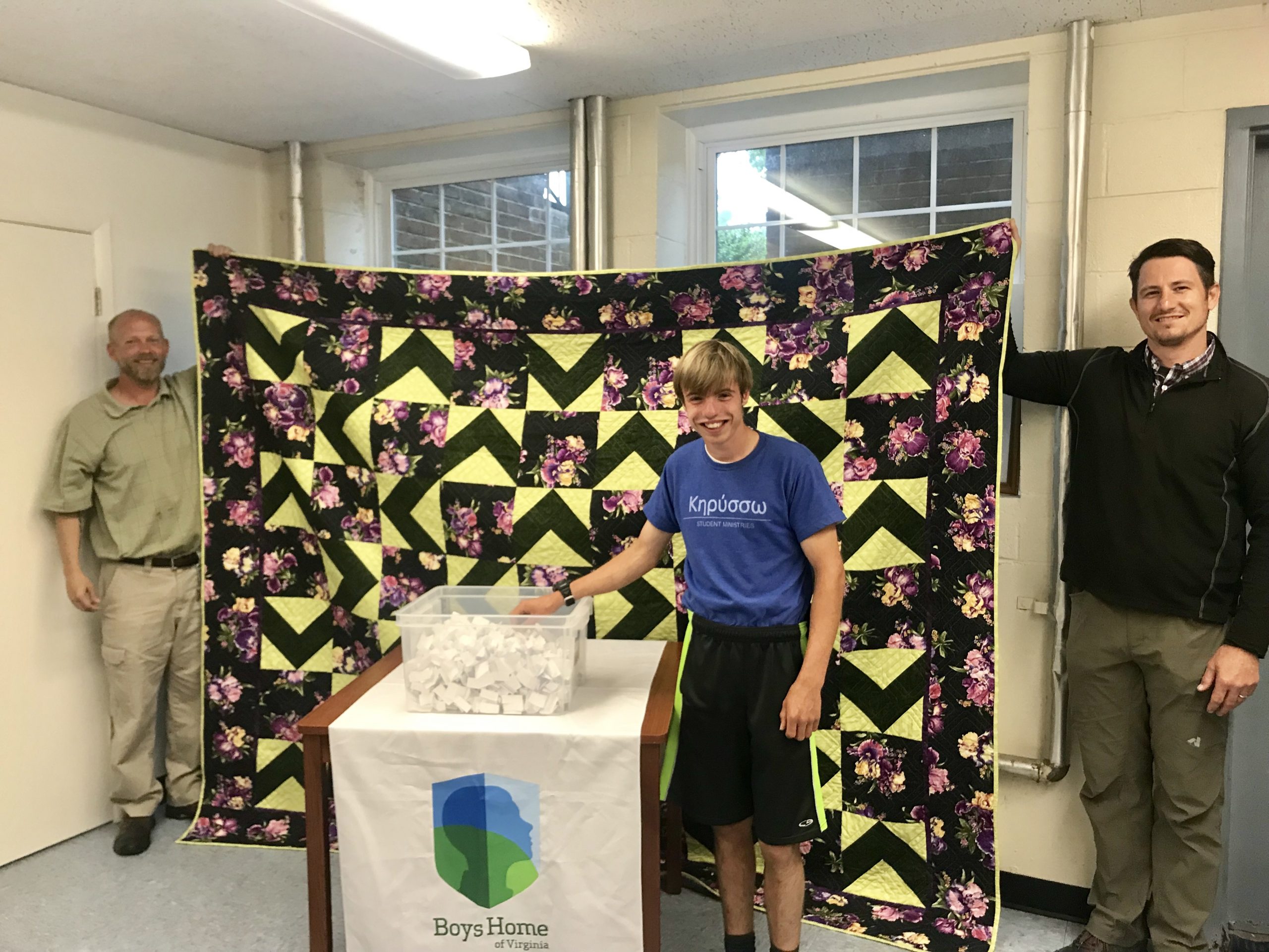 Annual Quilt Raffle Winner Drawn | Boys Home, Inc.